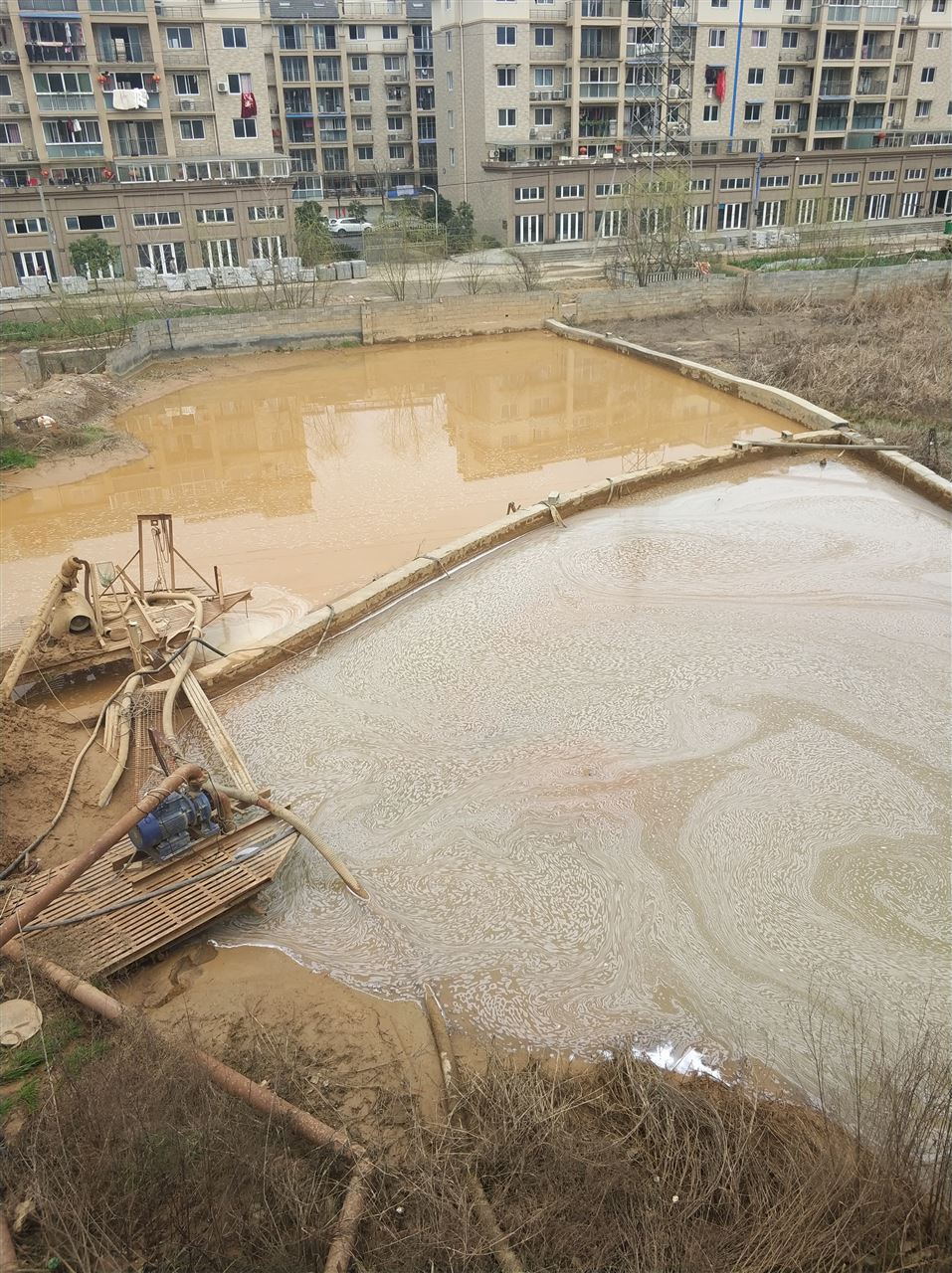 岳西沉淀池淤泥清理-厂区废水池淤泥清淤